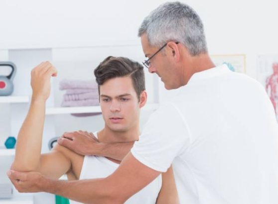 Frozen shoulder physiotherapy at Orthocure Clinics