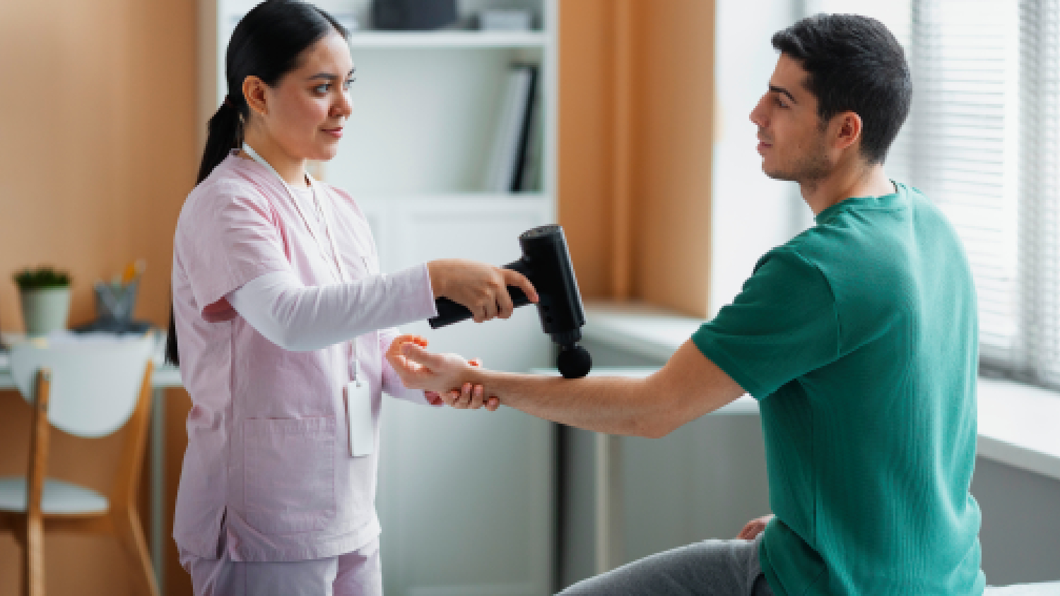 physiotherapist-performing-manual-soft-tissue-release-for-physio-for-upper-arm-pain