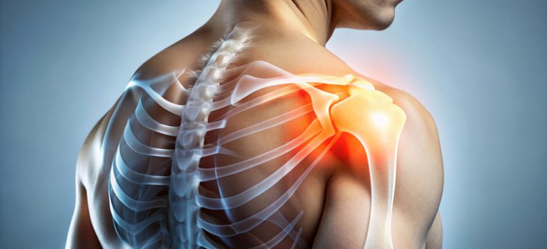 anatomical-diagram-of-the-shoulder-joint-showing-the-ligaments-and-rotator-cuff-tendons